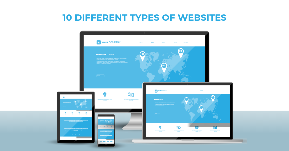 10 Different Types Of Website